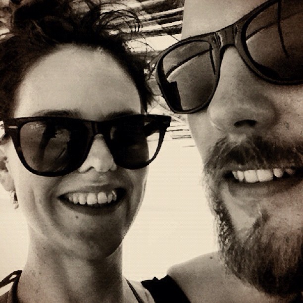 Roel van der Ven and Noortje Offreins on holiday in Brazil