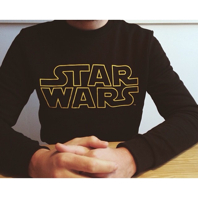 Roel van der Ven with a black Star Wars sweater